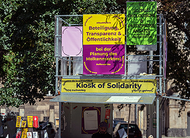 KulturStadtQuartier: Kiosk of Solidarity