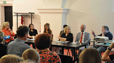 Podiumsdiskussion StadtWertSchätzen 2016 . Zwischen Teltow und Zehlendorf: Metropolenregion Berlin – Brandenburg