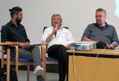 v.l.n.r. Yasser Almaamoun, Gottfried Kupsch, Bernd Bötzel