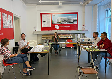 Jury: v.l.n.r. Dagmar Pelger, Michael Prytula, Anna Lundqvist, Wenzel Meyer, Till Uppenkamp